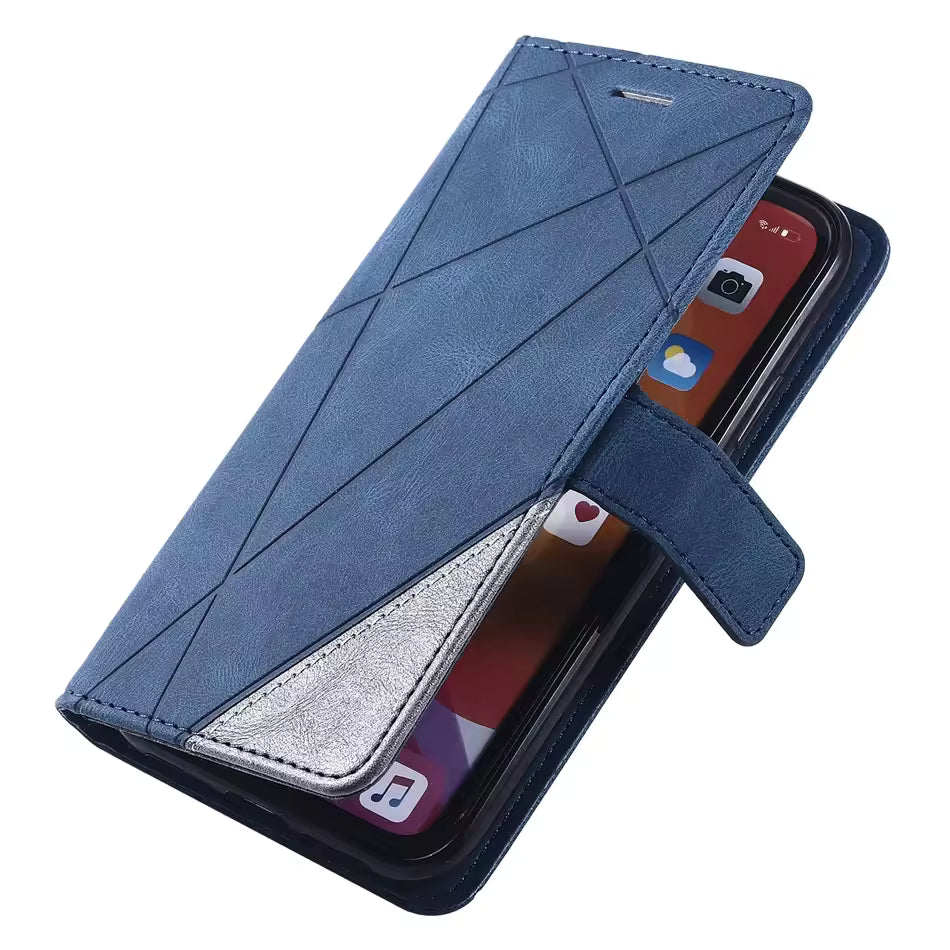 SUPERB Flip Case Two-Colored for Samsung - Blue