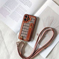 AURORA Serena Case with Check Pattern